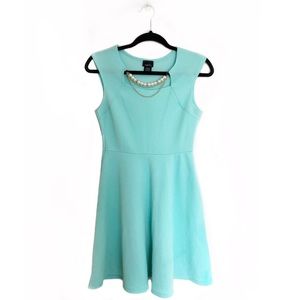 Rue 21 Pearl Necklace Skater Dress